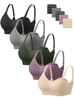 Nursing Bras 5-Pack