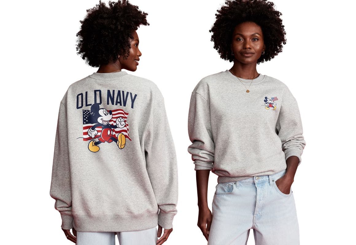 Old Navy Adult Disney Sweatshirt