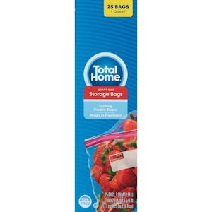 2 Total Home Quart Storage Bag Boxes