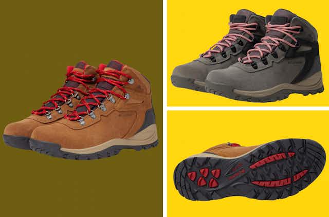 Columbia Women's Waterproof Hiking Boots, as Low as $50 at Zappos card image
