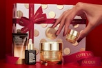 estee lauder skincare on a table