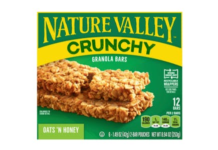4 Nature Valley Bars