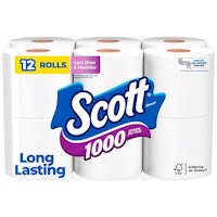 2 Scott 1000 Toilet Paper Packs