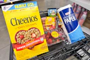 meijer groceries in shopping cart