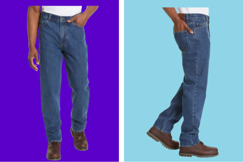 kirkland signature mens jeans stock collage