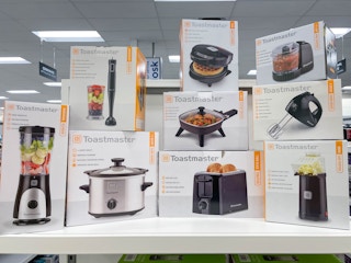 toastmasters small appliances on shelf