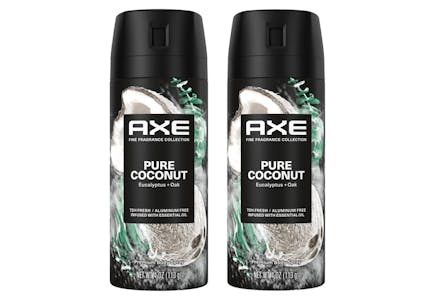 2 AXE Body Sprays