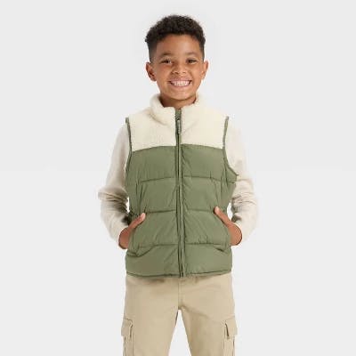 Kids' Cat & Jack Puffer Vest