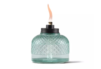 Tiki Tabletop Oil Lamp