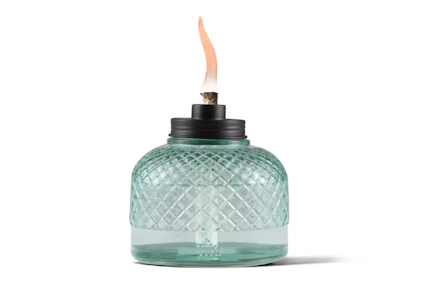 Tiki Tabletop Oil Lamp