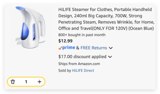 HiLife Portable Steamer