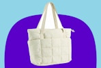 U+U Puffer Tote Bag for Women.