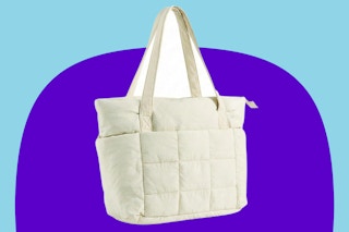 U+U Puffer Tote Bag for Women.