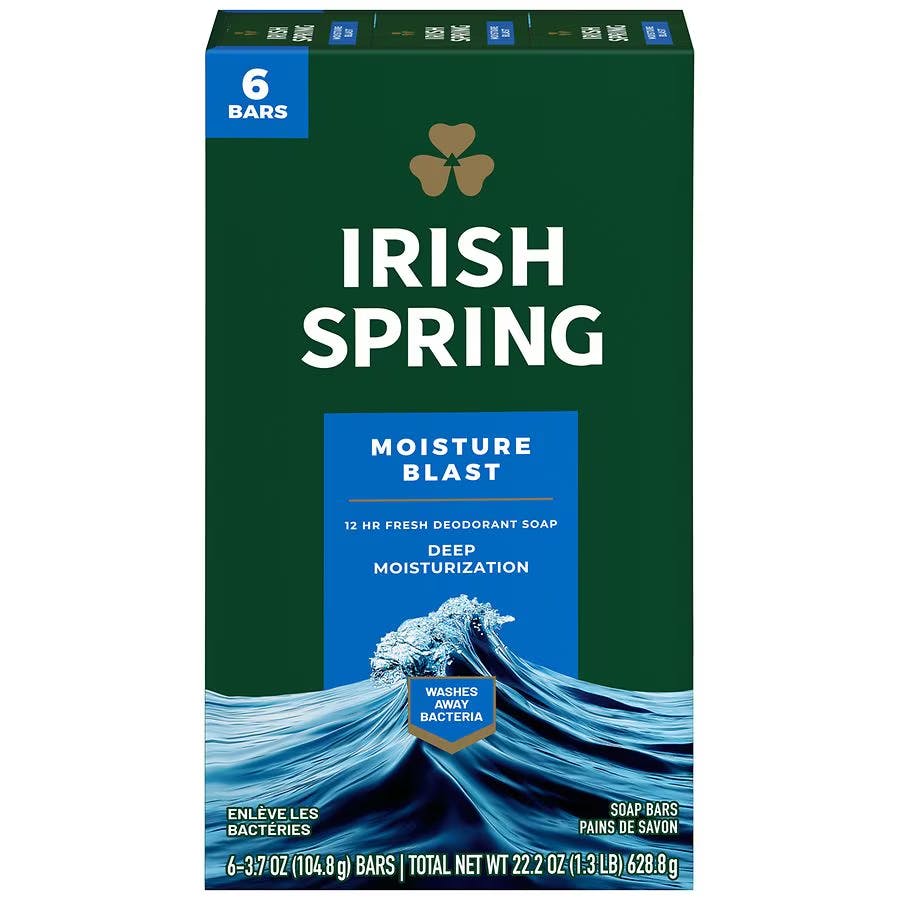 2 Irish Spring Soap 6-Packs