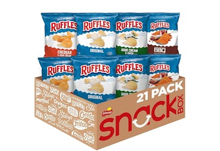 2 Ruffles Chips Variety 21-Packs
