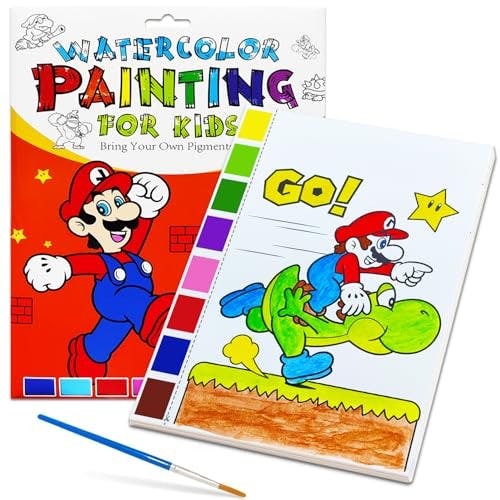 Watercolor Coloring Book