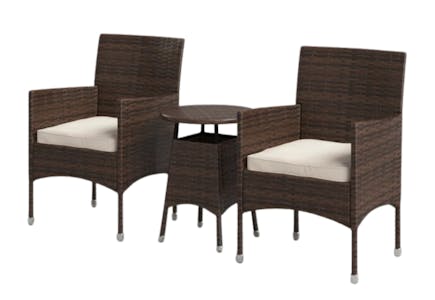Winston Porter Rattan Seating Group