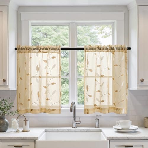 Sheer Curtains 2-Pack