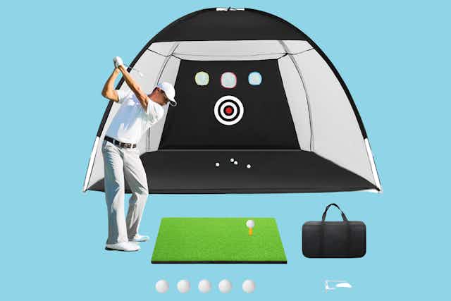 Golf Net, Only $39.53 on Amazon (Reg. $65.89) card image