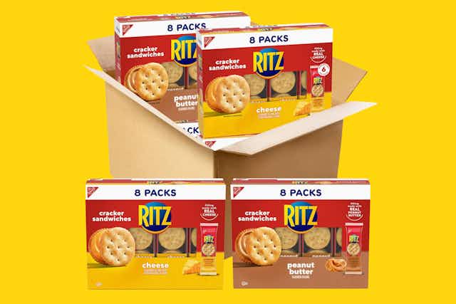 Ritz Sandwich Crackers 32-Count Variety Pack, as Low as $12.09 on Amazon card image
