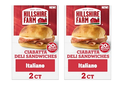 2 Hillshire Farm Sandwich Packs