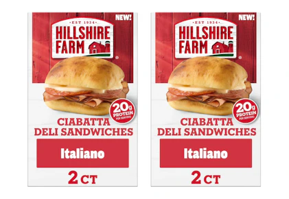 2 Hillshire Farm Sandwich Packs