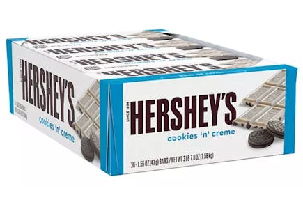 Hershey's Cookies 'n' Creme Candy Bars 36-Pack