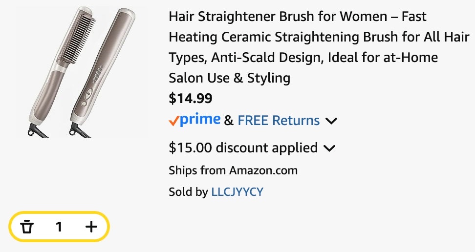 hair straightener brush