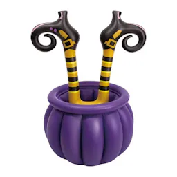Way To Celebrate Witch's Legs Cauldron