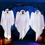 Halloween Hanging Ghost Decorations 3-Pack
