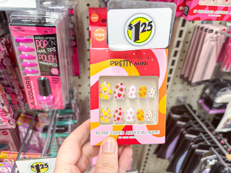 dollar tree pretty mini artificial nails