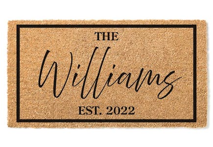 Personalized Welcome Mat