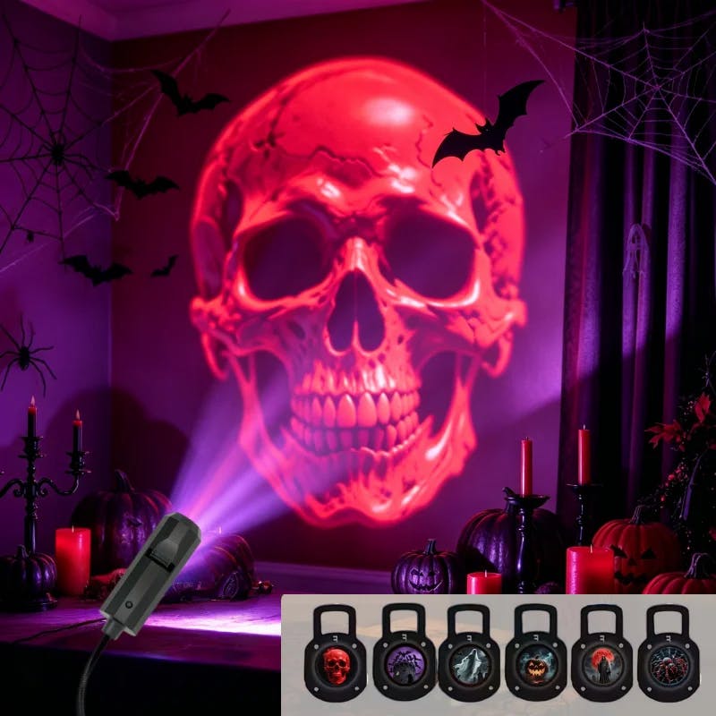 Halloween LED Projection Lamp