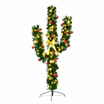 Lighted Cactus Pine Christmas Tree