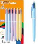 BIC 4 Color Pastel Ballpoint Pens