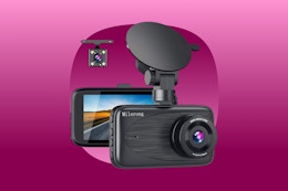 Front and Rear Dash Cam, Just Under $26 With Amazon Discounts card image