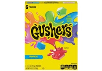 4 Gushers Fruit Snacks