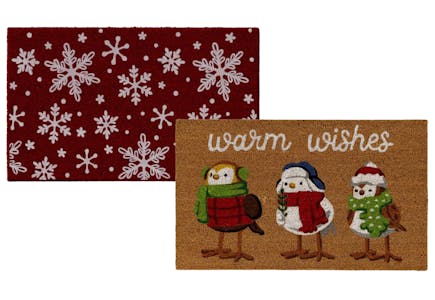 Wondershop Christmas Coir Doormat