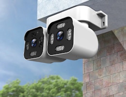 Dual-Lens Outdoor Security Camera, Only $22.99 on Amazon card image