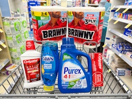 colgate purex brawny dawn items in walgreens cart