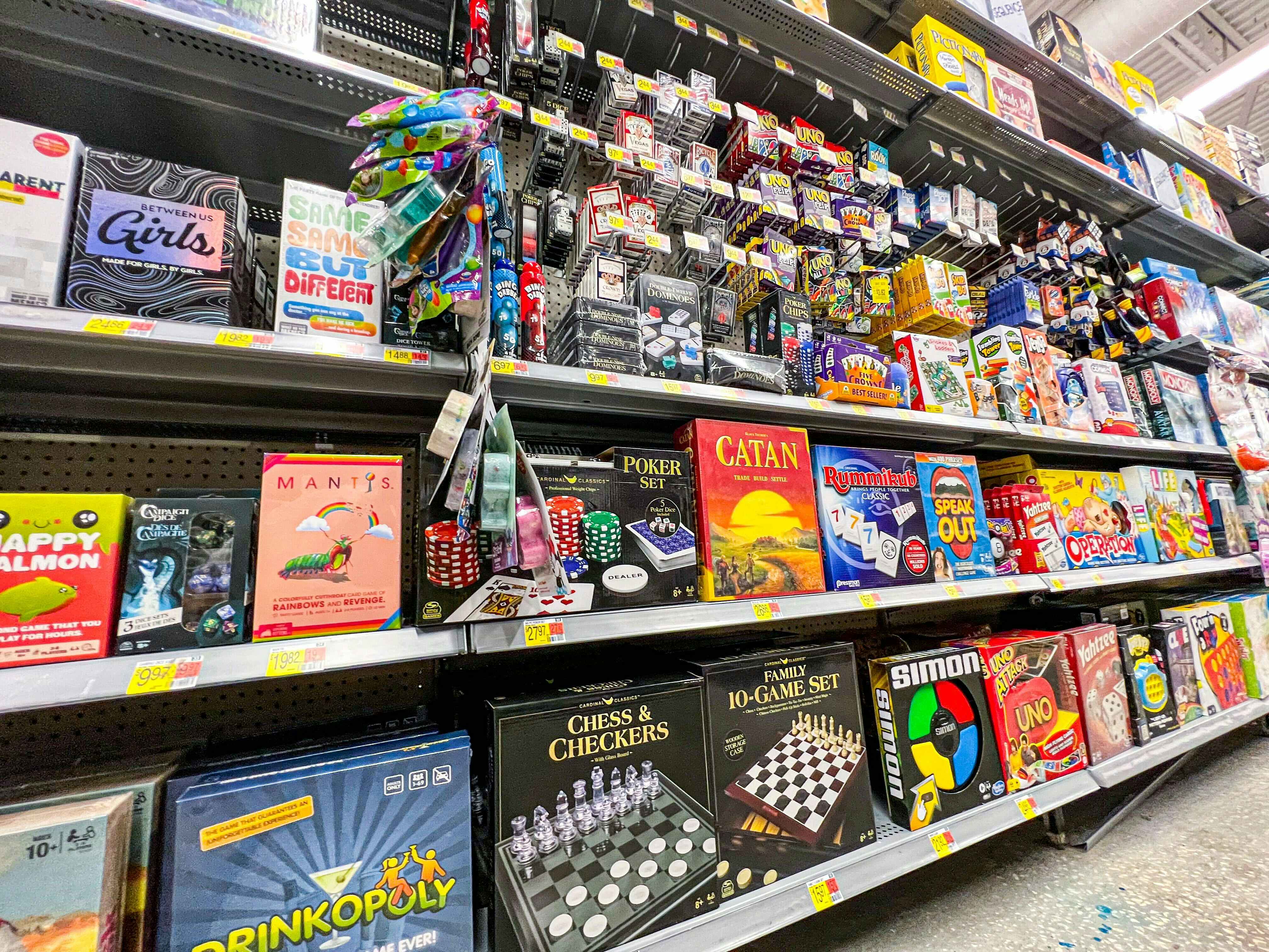 Clearance Board Games at Walmart: $3 Uno, $5 Monopoly, and More