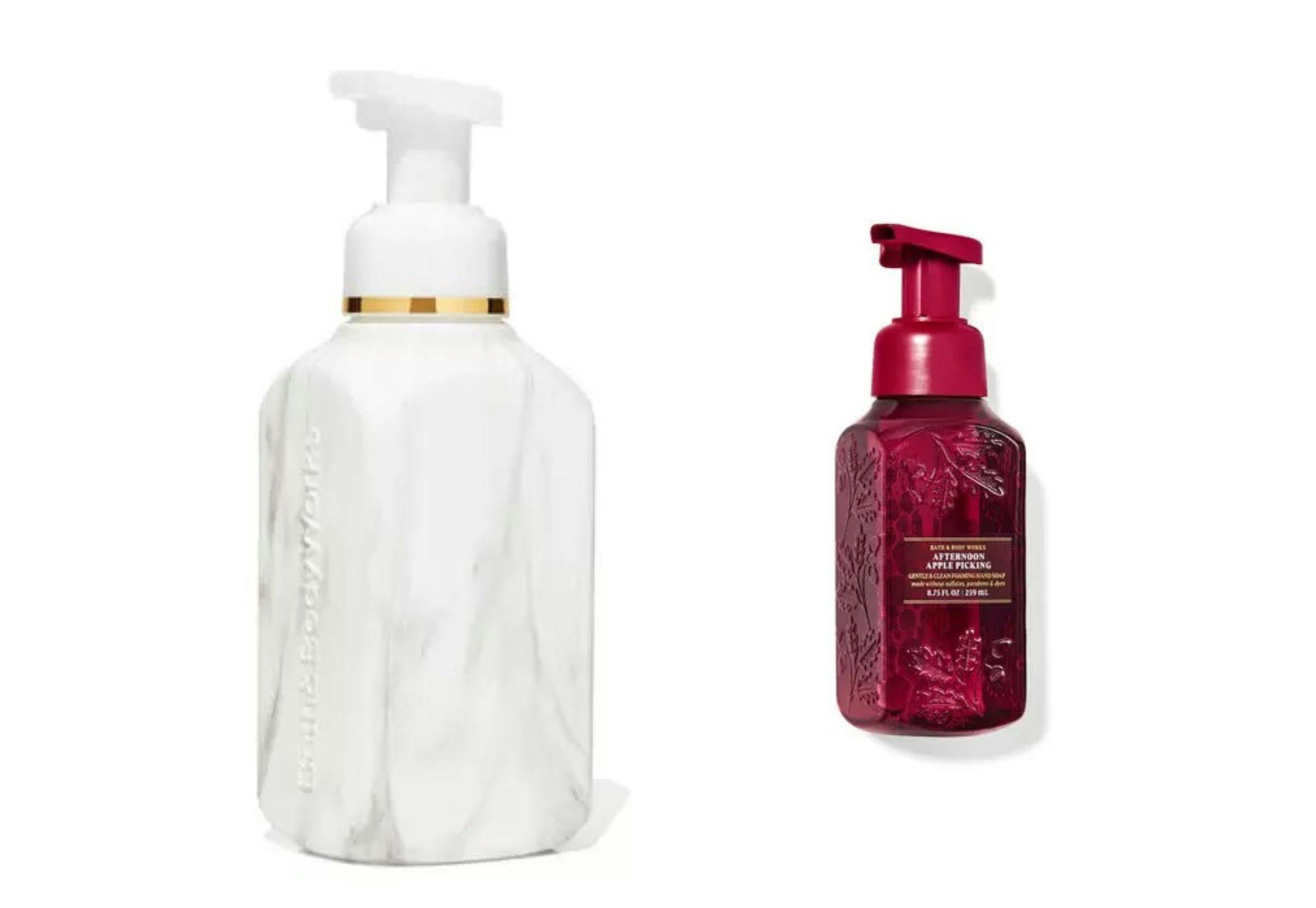 Bath & Body Works Soap Dispenser and Hand Soap