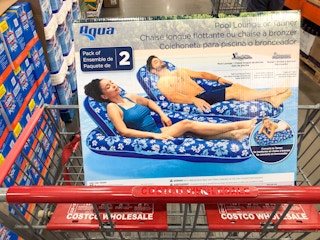 costco aqua luxury inflatable pool recliner 2 pack 1