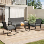 Wicker Outdoor Conversation Set