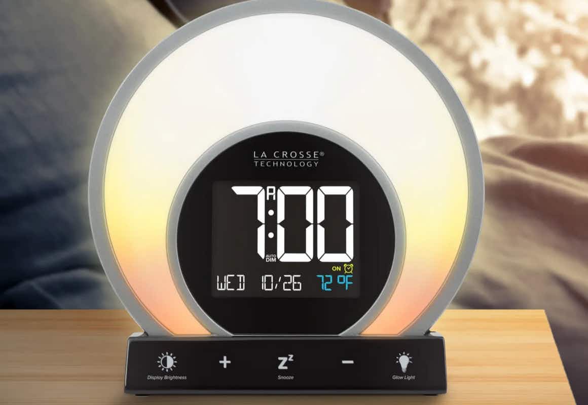 Highly Rated Sunrise Alarm Clock, $11 on Clearance at Walmart (Reg. $36)