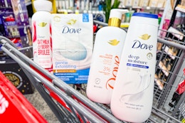 Dove body wash and bars