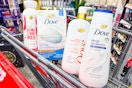 Dove body wash and bars