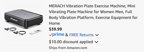 Amazon Vibration Plate Exercise Machine 2025