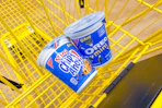 dollar general oreo and chips ahoy minis in yellow shopping cart