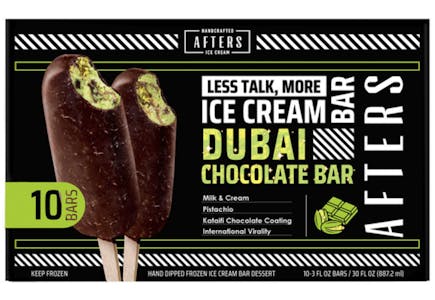 Afters Dubai Chocolate Ice Cream Bars